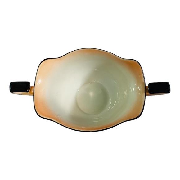 Noritake Vintage Lusterware Sugar Bowl Red Roof Cabin Hand Painted - Picture 6 of 9